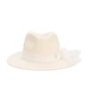MAISON MICHEL Neutral 'Henrietta' Hat,812519027366427610