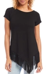 KAREN KANE ANGLED FRINGE TOP