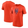 NIKE NIKE ORANGE NEW YORK METS BIG & TALL LOGO LEGEND PERFORMANCE T-SHIRT