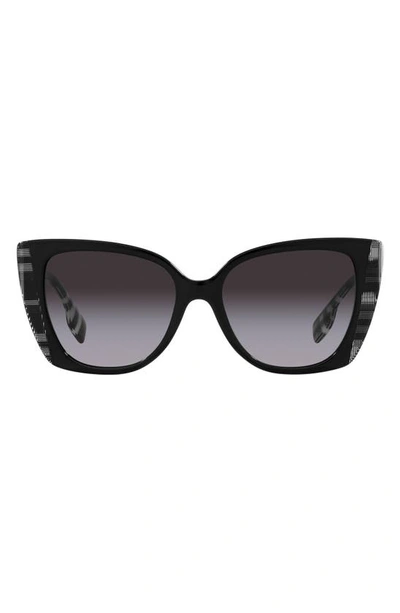 Burberry Cat Eye Sunglasses 0 Be4393 40518 G In Black