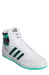 Adidas Originals Top Ten Rb High-top Sneakers In Ftwr White/ Teal Blue