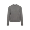 The Row Benji Crew Neck Sweater In Gray