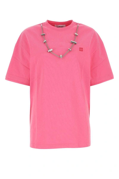 Ambush Stoppers Chain-detail T-shirt In Pink