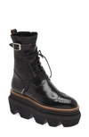 Sacai Wingtip Engineer Sock Boot In 001 Black | ModeSens
