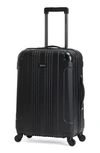 Kenneth Cole Reaction Out Of Bounds 24" Lightweight Hardside 4-wheel Spinner Luggage In Black
