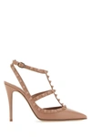 Valentino Garavani Rockstud Pointed Toe Pumps In Pink