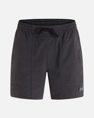 United Legwear Men's Phantom Naturals Baja 17" Volley Shorts In Dark Stone Grey