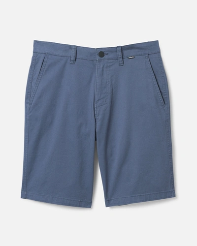 United Legwear Men's Essential Cotton Twill Walkshort In Blue,grey