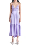 Steve Madden Lisa Midi Dress In Violet Tulle
