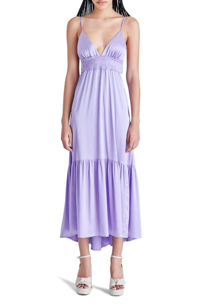 Steve Madden Lisa Midi Dress In Violet Tulip