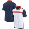 Nike Men's  White, Navy Detroit Tigers Rewind Stripe Polo Shirt In White