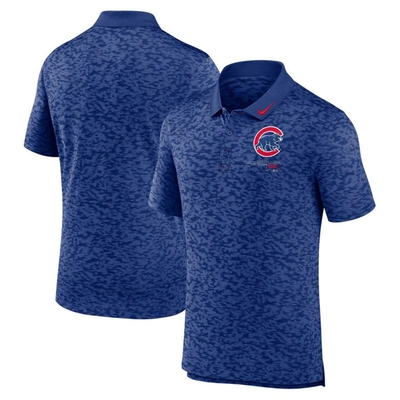 NIKE NIKE  ROYAL CHICAGO CUBS NEXT LEVEL PERFORMANCE POLO