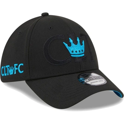 New Era Black Charlotte Fc Kick Off 39thirty Flex Hat
