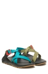 Chaco Z1 Classic Sandal In Teal Avocado