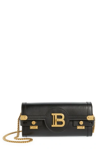 Balmain B-buzz 23 Clutch Bag In 0pa Black