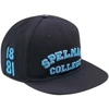 Pro Standard Black Spelman College Jaguars Arch Over Logo Evergreen Snapback Hat In Black