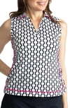 Shop Kinona Bogey Round Top In Spiral Floral