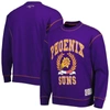 TOMMY JEANS TOMMY JEANS PURPLE PHOENIX SUNS PETER FRENCH TERRY PULLOVER CREW SWEATSHIRT