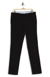 Bugatchi Men's Straight-fit Soft Touch Dress Pants In Black