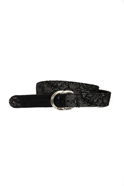 Byblos Black Wool Belt