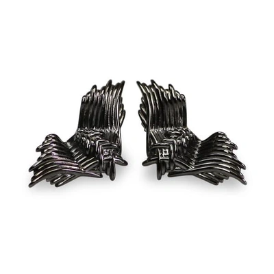 Gucci Rhodium Plated Angel Wings Earrings