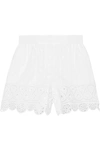 OPENING CEREMONY BRODERIE ANGLAISE COTTON SHORTS