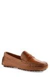 Cole Haan 'grant Canoe' Penny Loafer In Papaya Leather