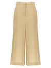 LANVIN SLITS LONG SKIRT SKIRTS BEIGE