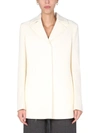 Jil Sander Darted Tailored Jacket In Ivory
