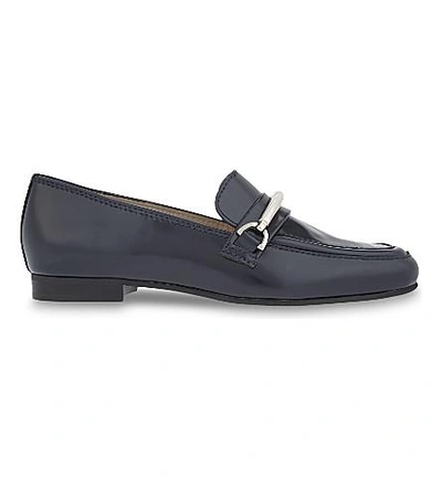 Claudie Pierlot Autriche Leather Loafers In Marine