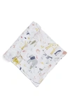 PEHR PEHR INTO THE WILD ORGANIC COTTON SWADDLE BLANKET