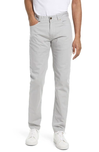 Billy Reid Cotton Linen 5 Pocket Pant In Quarry