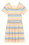 PEEK AREN'T YOU CURIOUS KIDS' STRIPE FIT AND FLARE DRESS