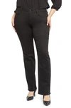 Nydj Marilyn Straight Jean In Black Rinse