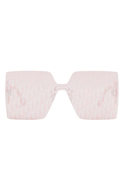 Dior Club M5u Nylon Shield Sunglasses In Pink