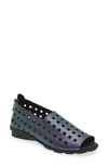 ARCHE PERFORATED METALLIC SLIP-ON