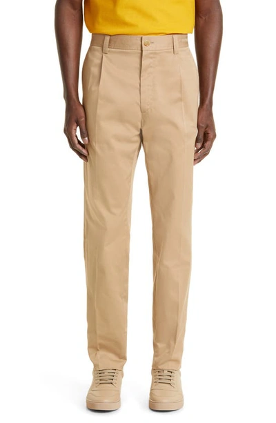 Burberry Pemberton Tailored Cotton Trousers In Archive Beige
