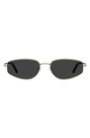 Chiara Ferragni Sunglasses In Gold Grey/ Grey