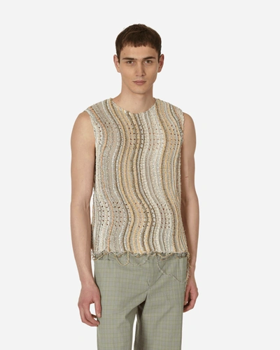 Vitelli Peacock Tank Top Desert In Blue