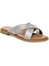 Style & Co Carolyn  Womens Dressy Slip On Slide Sandals In Multi