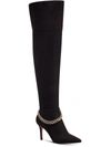 Jessica Simpson Ammira Womens Chain Zipper Over-the-knee Boots In Multi