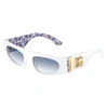 DOLCE & GABBANA Dolce & Gabbana  DG 4411 337119 54mm Womens Rectangle Sunglasses