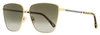 Jimmy Choo Lavi Oversize-frame Sunglasses In Green