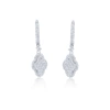 Diana M. Diamond Earrings In White