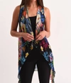 Angel Tropical Paradise Vest In Multi