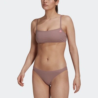 Adidas Originals Adidas Swim Iconisea Bikini In Brown