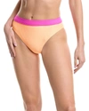 Vyb Allie High Bikini Bottom In Orange