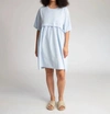 BEAUMONT ORGANIC Jaina Organic Cotton Dress in Baby Blue