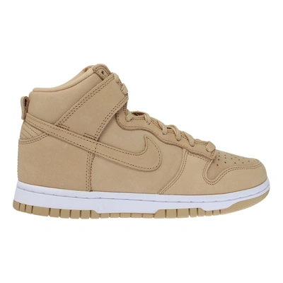 Nike Dunk High Premium Sneakers In Beige