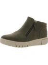 Soul Naturalizer Turner Mid Womens Faux Leather Comfort Booties In Green